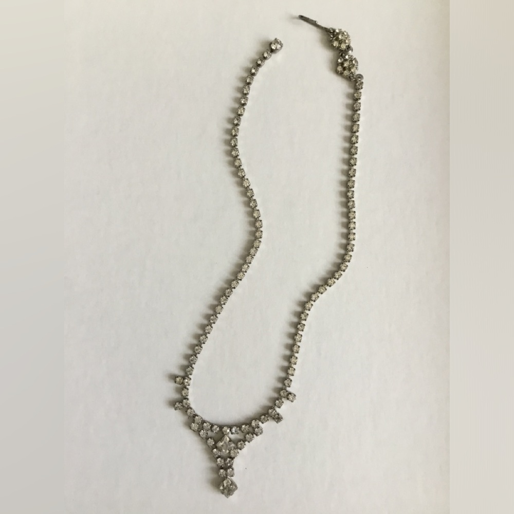 Vintage 50’s rhinestone necklace